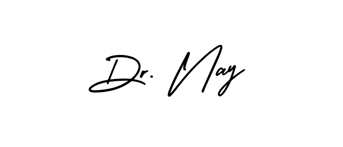 Check out images of Autograph of Dr. Nay name. Actor Dr. Nay Signature Style. AmerikaSignatureDemo-Regular is a professional sign style online. Dr. Nay signature style 3 images and pictures png