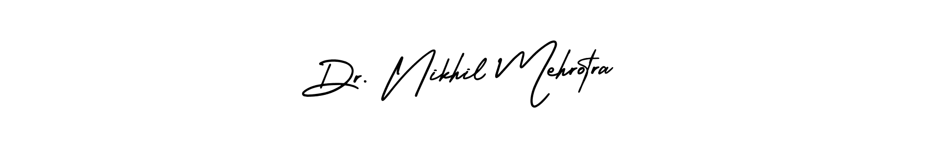 Make a short Dr. Nikhil Mehrotra signature style. Manage your documents anywhere anytime using AmerikaSignatureDemo-Regular. Create and add eSignatures, submit forms, share and send files easily. Dr. Nikhil Mehrotra signature style 3 images and pictures png