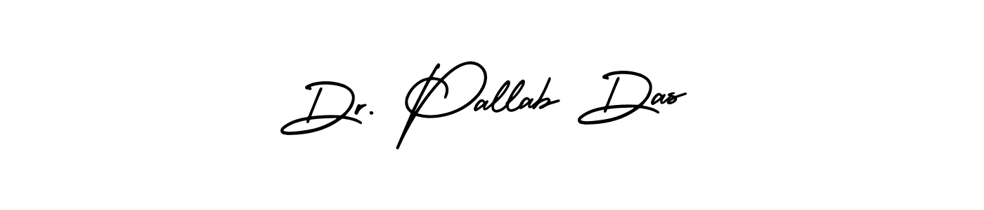 Make a beautiful signature design for name Dr. Pallab Das. With this signature (AmerikaSignatureDemo-Regular) style, you can create a handwritten signature for free. Dr. Pallab Das signature style 3 images and pictures png