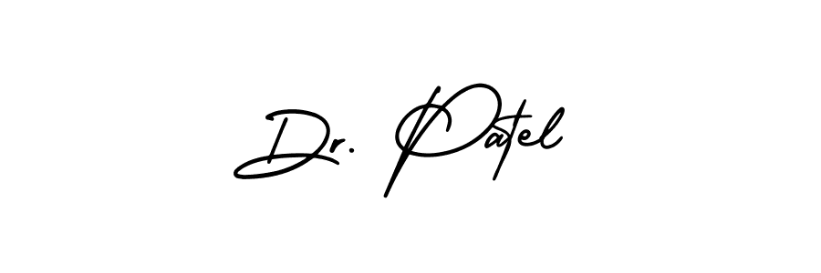 How to make Dr. Patel signature? AmerikaSignatureDemo-Regular is a professional autograph style. Create handwritten signature for Dr. Patel name. Dr. Patel signature style 3 images and pictures png