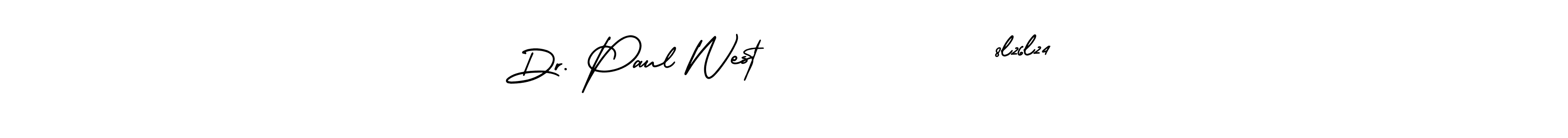 Check out images of Autograph of Dr. Paul West              8l26l24 name. Actor Dr. Paul West              8l26l24 Signature Style. AmerikaSignatureDemo-Regular is a professional sign style online. Dr. Paul West              8l26l24 signature style 3 images and pictures png