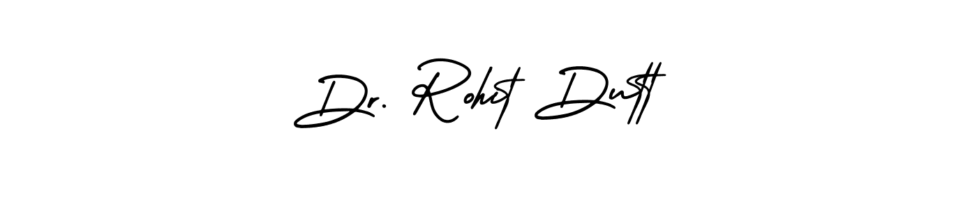 Similarly AmerikaSignatureDemo-Regular is the best handwritten signature design. Signature creator online .You can use it as an online autograph creator for name Dr. Rohit Dutt. Dr. Rohit Dutt signature style 3 images and pictures png