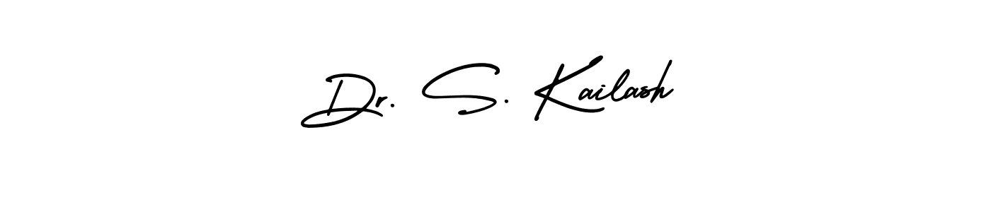 How to make Dr. S. Kailash signature? AmerikaSignatureDemo-Regular is a professional autograph style. Create handwritten signature for Dr. S. Kailash name. Dr. S. Kailash signature style 3 images and pictures png