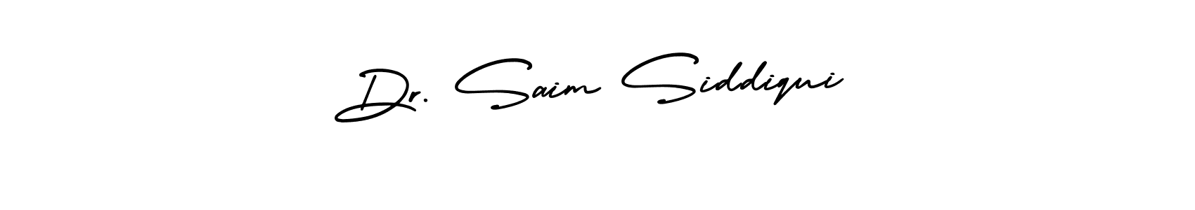 Also You can easily find your signature by using the search form. We will create Dr. Saim Siddiqui name handwritten signature images for you free of cost using AmerikaSignatureDemo-Regular sign style. Dr. Saim Siddiqui signature style 3 images and pictures png