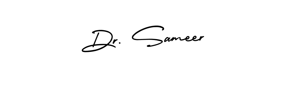 Similarly AmerikaSignatureDemo-Regular is the best handwritten signature design. Signature creator online .You can use it as an online autograph creator for name Dr. Sameer. Dr. Sameer signature style 3 images and pictures png