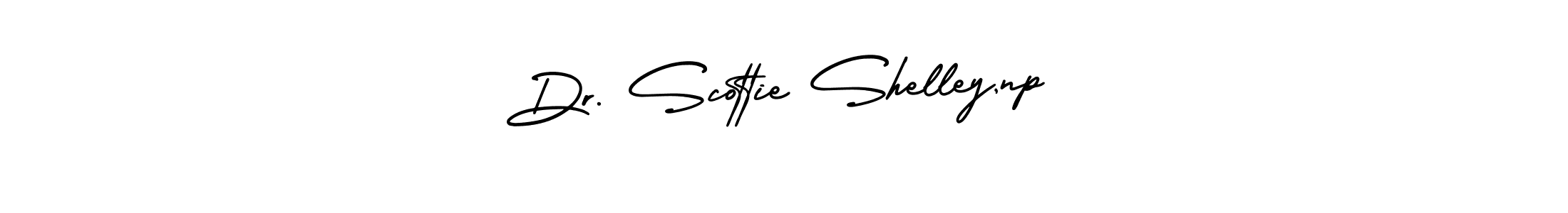 How to make Dr. Scottie Shelley,np name signature. Use AmerikaSignatureDemo-Regular style for creating short signs online. This is the latest handwritten sign. Dr. Scottie Shelley,np signature style 3 images and pictures png