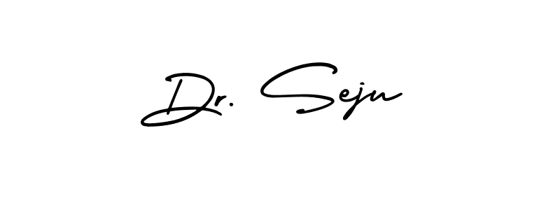 Check out images of Autograph of Dr. Seju name. Actor Dr. Seju Signature Style. AmerikaSignatureDemo-Regular is a professional sign style online. Dr. Seju signature style 3 images and pictures png