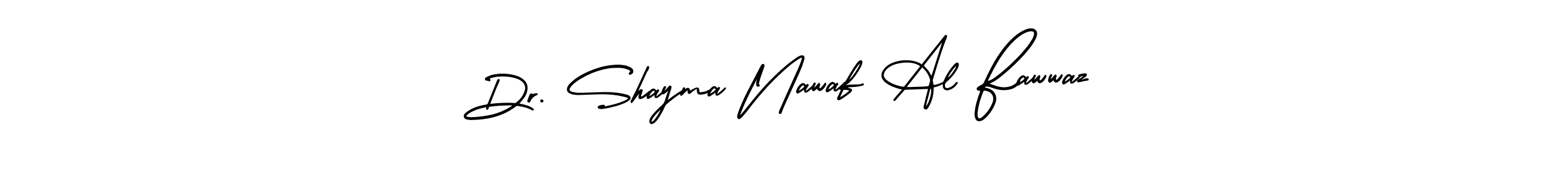 You can use this online signature creator to create a handwritten signature for the name Dr. Shayma Nawaf Al Fawwaz. This is the best online autograph maker. Dr. Shayma Nawaf Al Fawwaz signature style 3 images and pictures png