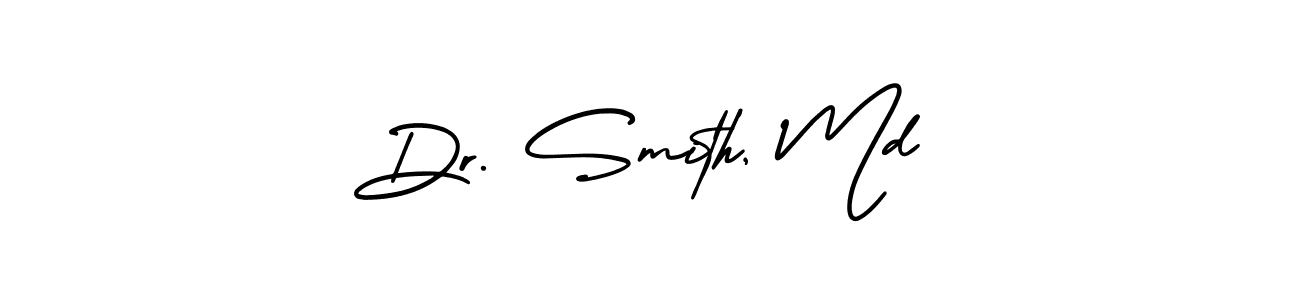 Make a short Dr. Smith, Md signature style. Manage your documents anywhere anytime using AmerikaSignatureDemo-Regular. Create and add eSignatures, submit forms, share and send files easily. Dr. Smith, Md signature style 3 images and pictures png