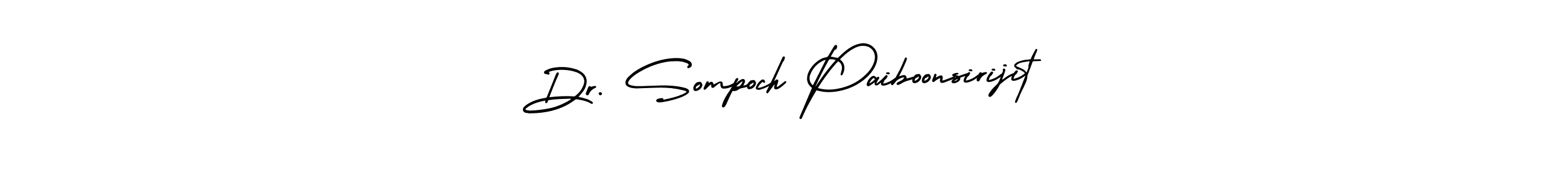 if you are searching for the best signature style for your name Dr. Sompoch Paiboonsirijit. so please give up your signature search. here we have designed multiple signature styles  using AmerikaSignatureDemo-Regular. Dr. Sompoch Paiboonsirijit signature style 3 images and pictures png
