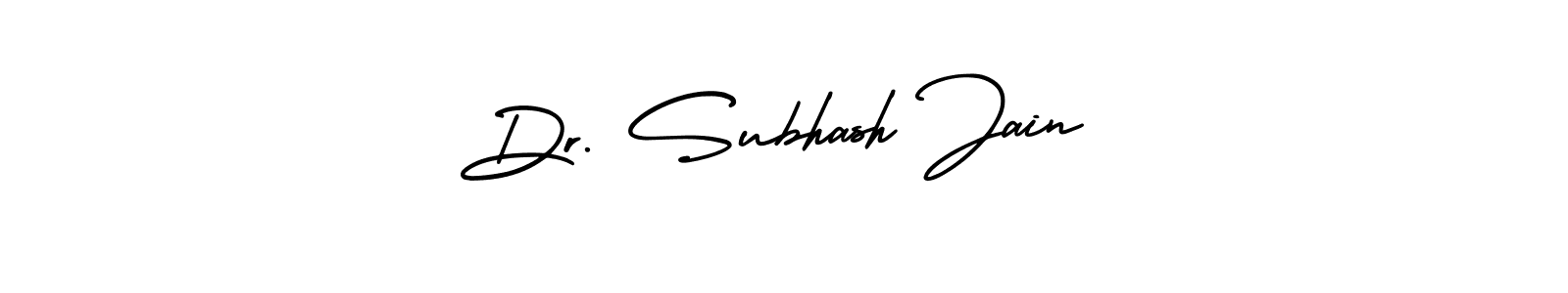 This is the best signature style for the Dr. Subhash Jain name. Also you like these signature font (AmerikaSignatureDemo-Regular). Mix name signature. Dr. Subhash Jain signature style 3 images and pictures png