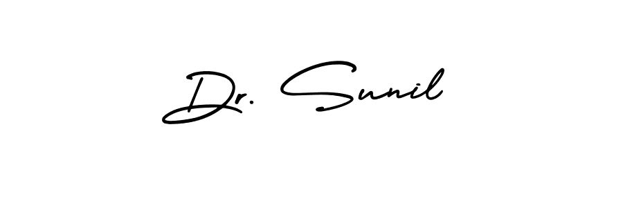 It looks lik you need a new signature style for name Dr. Sunil. Design unique handwritten (AmerikaSignatureDemo-Regular) signature with our free signature maker in just a few clicks. Dr. Sunil signature style 3 images and pictures png