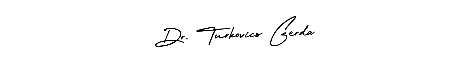 Best and Professional Signature Style for Dr. Turkovics Gerda. AmerikaSignatureDemo-Regular Best Signature Style Collection. Dr. Turkovics Gerda signature style 3 images and pictures png