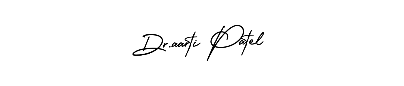 Design your own signature with our free online signature maker. With this signature software, you can create a handwritten (AmerikaSignatureDemo-Regular) signature for name Dr.aarti Patel. Dr.aarti Patel signature style 3 images and pictures png