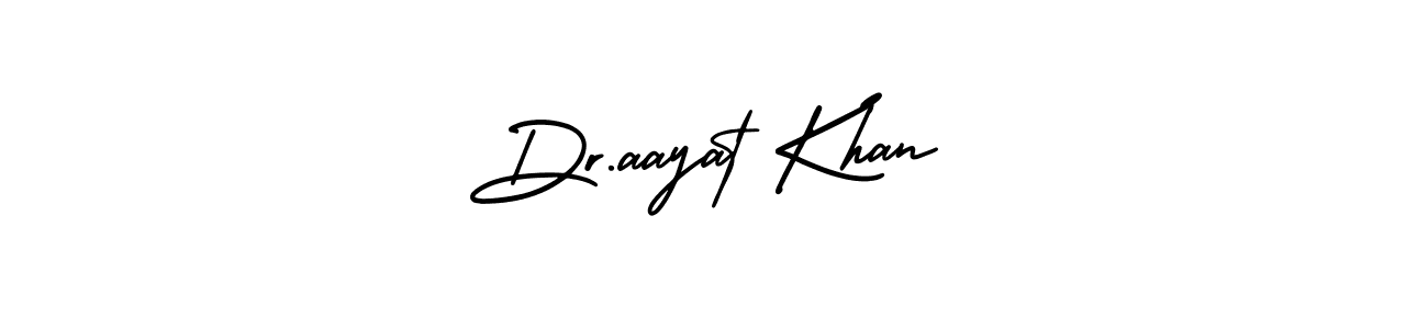 How to make Dr.aayat Khan signature? AmerikaSignatureDemo-Regular is a professional autograph style. Create handwritten signature for Dr.aayat Khan name. Dr.aayat Khan signature style 3 images and pictures png