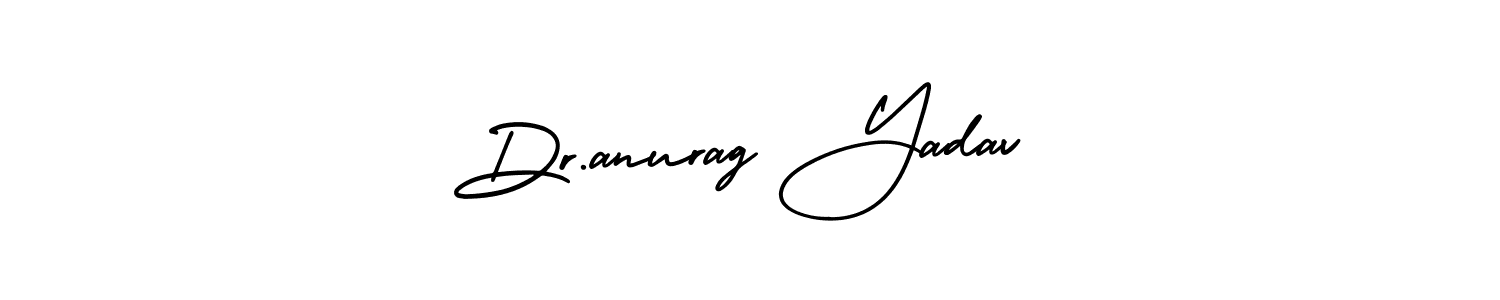 Use a signature maker to create a handwritten signature online. With this signature software, you can design (AmerikaSignatureDemo-Regular) your own signature for name Dr.anurag Yadav. Dr.anurag Yadav signature style 3 images and pictures png