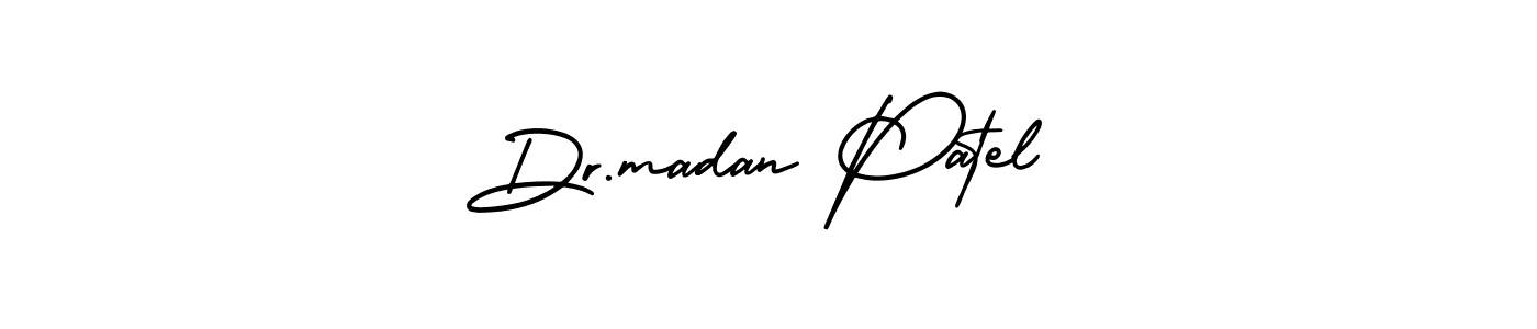 You can use this online signature creator to create a handwritten signature for the name Dr.madan Patel. This is the best online autograph maker. Dr.madan Patel signature style 3 images and pictures png