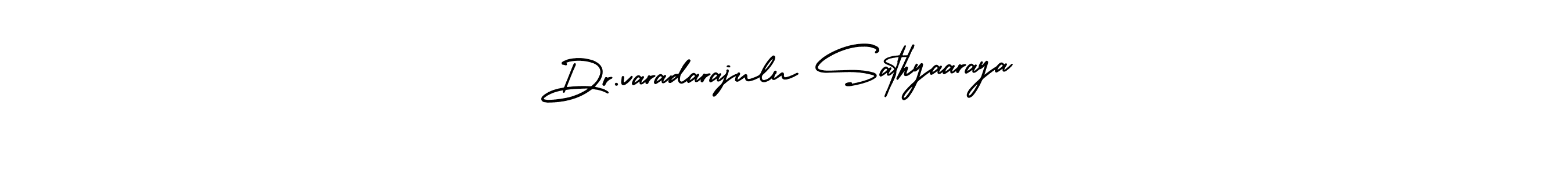 How to Draw Dr.varadarajulu Sathyaaraya signature style? AmerikaSignatureDemo-Regular is a latest design signature styles for name Dr.varadarajulu Sathyaaraya. Dr.varadarajulu Sathyaaraya signature style 3 images and pictures png