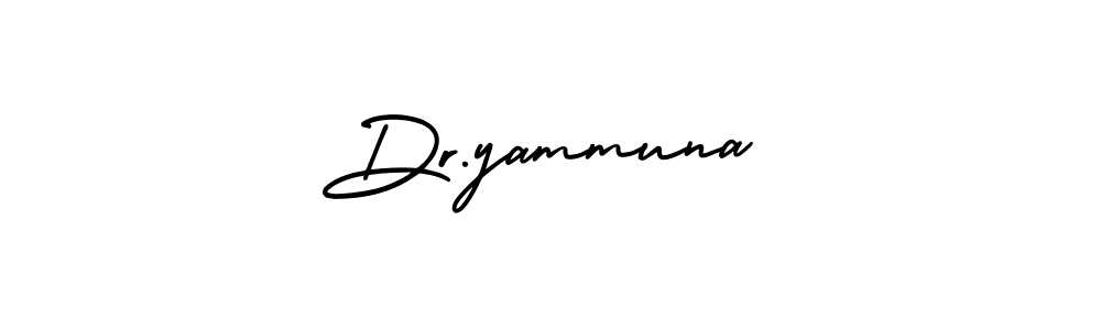 AmerikaSignatureDemo-Regular is a professional signature style that is perfect for those who want to add a touch of class to their signature. It is also a great choice for those who want to make their signature more unique. Get Dr.yammuna name to fancy signature for free. Dr.yammuna signature style 3 images and pictures png