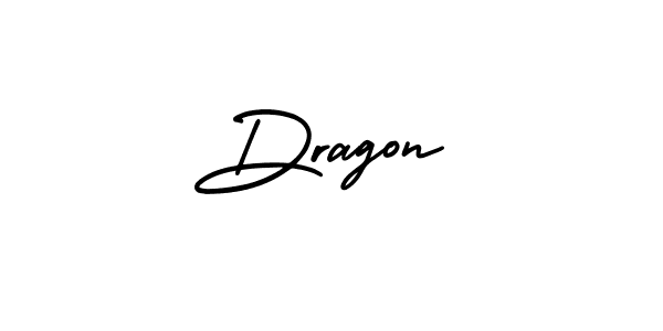 Dragon stylish signature style. Best Handwritten Sign (AmerikaSignatureDemo-Regular) for my name. Handwritten Signature Collection Ideas for my name Dragon. Dragon signature style 3 images and pictures png