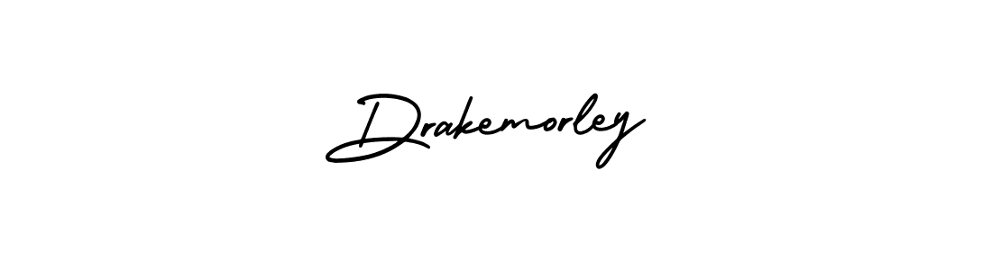 It looks lik you need a new signature style for name Drakemorley. Design unique handwritten (AmerikaSignatureDemo-Regular) signature with our free signature maker in just a few clicks. Drakemorley signature style 3 images and pictures png