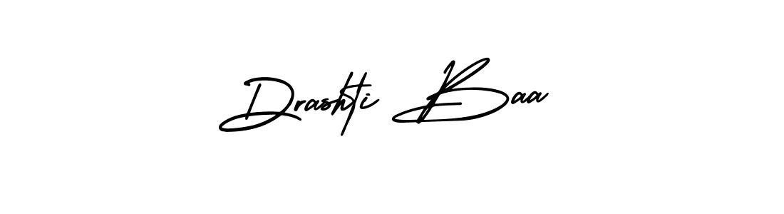 Design your own signature with our free online signature maker. With this signature software, you can create a handwritten (AmerikaSignatureDemo-Regular) signature for name Drashti Baa. Drashti Baa signature style 3 images and pictures png