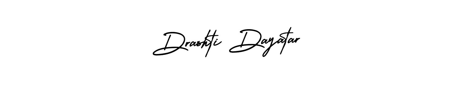 if you are searching for the best signature style for your name Drashti Dayatar. so please give up your signature search. here we have designed multiple signature styles  using AmerikaSignatureDemo-Regular. Drashti Dayatar signature style 3 images and pictures png