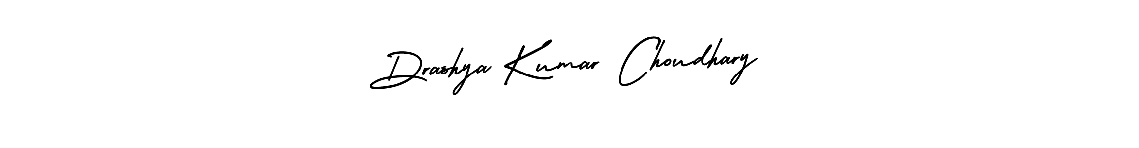 Drashya Kumar Choudhary stylish signature style. Best Handwritten Sign (AmerikaSignatureDemo-Regular) for my name. Handwritten Signature Collection Ideas for my name Drashya Kumar Choudhary. Drashya Kumar Choudhary signature style 3 images and pictures png