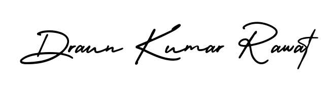Stand out with a creative autograph for Draun Kumar Rawat. The AmerikaSignatureDemo-Regular styling blends modern aesthetics with classic signature flourishes. Draun Kumar Rawat signature style 3 images and pictures png
