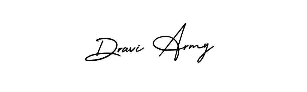 if you are searching for the best signature style for your name Dravi Army. so please give up your signature search. here we have designed multiple signature styles  using AmerikaSignatureDemo-Regular. Dravi Army signature style 3 images and pictures png