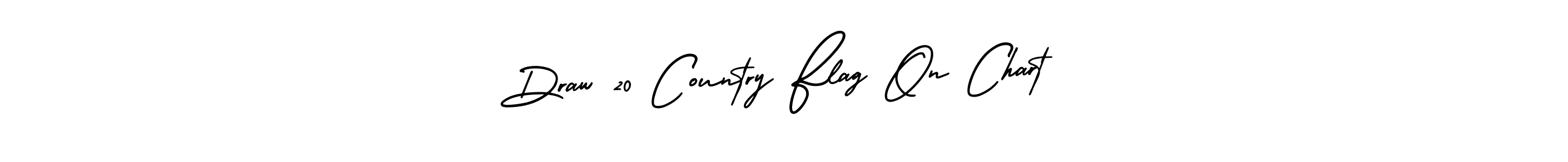 The best way (AmerikaSignatureDemo-Regular) to make a short signature is to pick only two or three words in your name. The name Draw 20 Country Flag On Chart include a total of six letters. For converting this name. Draw 20 Country Flag On Chart signature style 3 images and pictures png