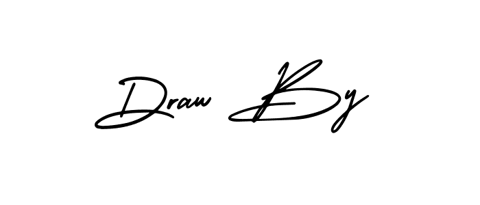 Draw By stylish signature style. Best Handwritten Sign (AmerikaSignatureDemo-Regular) for my name. Handwritten Signature Collection Ideas for my name Draw By. Draw By signature style 3 images and pictures png