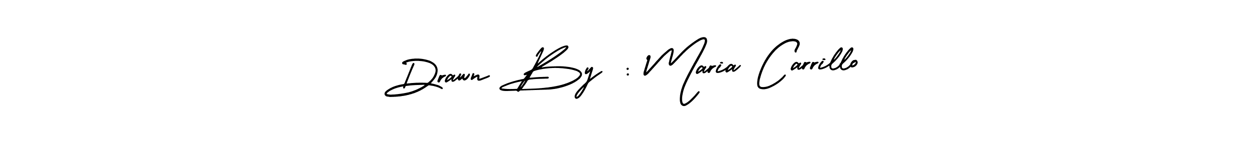 Check out images of Autograph of Drawn By : Maria Carrillo name. Actor Drawn By : Maria Carrillo Signature Style. AmerikaSignatureDemo-Regular is a professional sign style online. Drawn By : Maria Carrillo signature style 3 images and pictures png