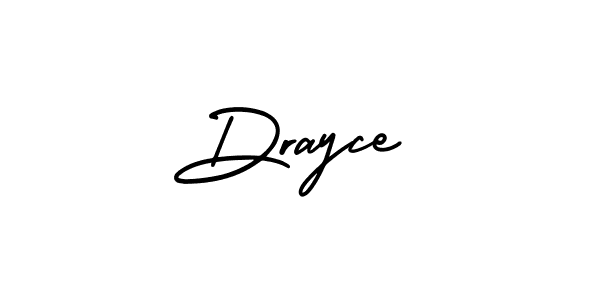 How to make Drayce name signature. Use AmerikaSignatureDemo-Regular style for creating short signs online. This is the latest handwritten sign. Drayce signature style 3 images and pictures png