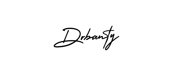 Make a beautiful signature design for name Drbanty. Use this online signature maker to create a handwritten signature for free. Drbanty signature style 3 images and pictures png