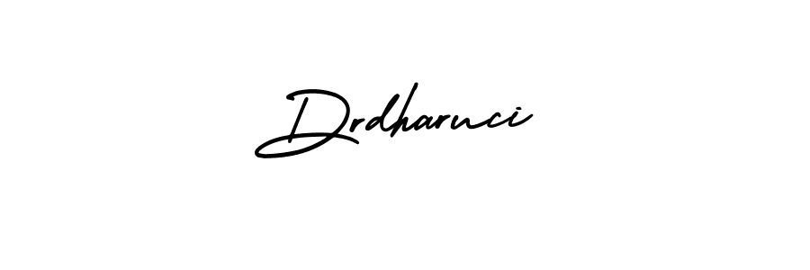 AmerikaSignatureDemo-Regular is a professional signature style that is perfect for those who want to add a touch of class to their signature. It is also a great choice for those who want to make their signature more unique. Get Drdharuci name to fancy signature for free. Drdharuci signature style 3 images and pictures png