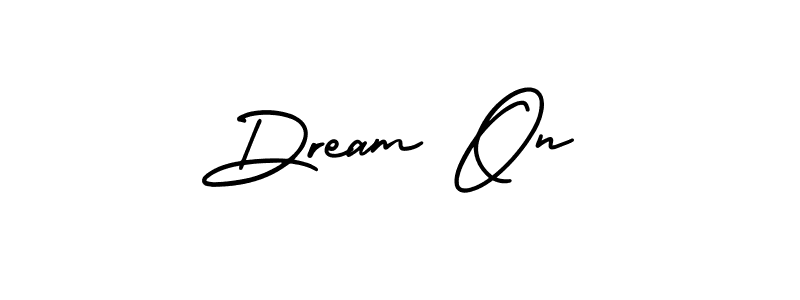 You can use this online signature creator to create a handwritten signature for the name Dream On. This is the best online autograph maker. Dream On signature style 3 images and pictures png