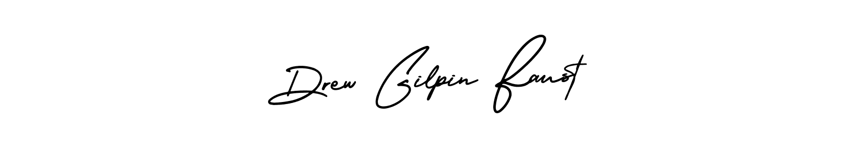 if you are searching for the best signature style for your name Drew Gilpin Faust. so please give up your signature search. here we have designed multiple signature styles  using AmerikaSignatureDemo-Regular. Drew Gilpin Faust signature style 3 images and pictures png