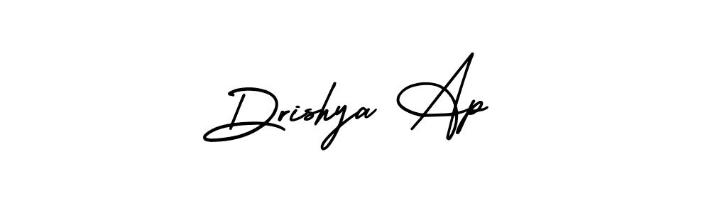 Make a beautiful signature design for name Drishya Ap. With this signature (AmerikaSignatureDemo-Regular) style, you can create a handwritten signature for free. Drishya Ap signature style 3 images and pictures png