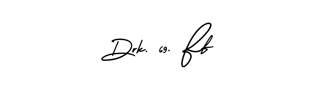 Also we have Drk. 69. Ff name is the best signature style. Create professional handwritten signature collection using AmerikaSignatureDemo-Regular autograph style. Drk. 69. Ff signature style 3 images and pictures png