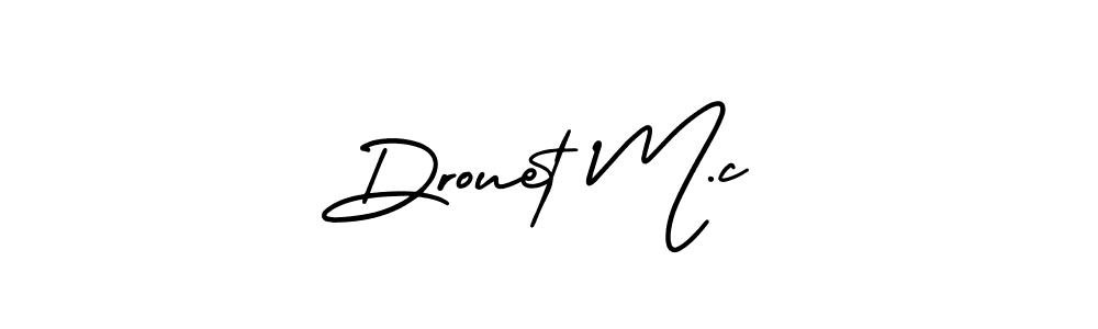 Check out images of Autograph of Drouet M.c name. Actor Drouet M.c Signature Style. AmerikaSignatureDemo-Regular is a professional sign style online. Drouet M.c signature style 3 images and pictures png