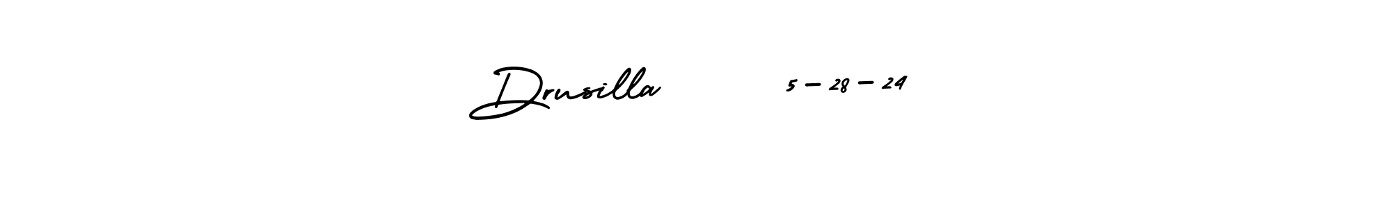Make a short Drusilla     5-28-24 signature style. Manage your documents anywhere anytime using AmerikaSignatureDemo-Regular. Create and add eSignatures, submit forms, share and send files easily. Drusilla     5-28-24 signature style 3 images and pictures png