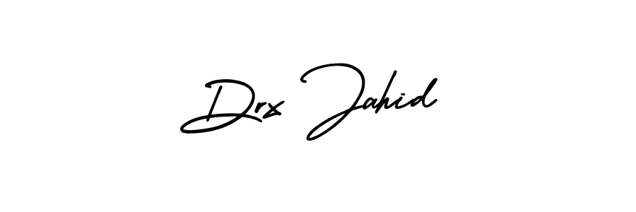 Make a beautiful signature design for name Drx Jahid. With this signature (AmerikaSignatureDemo-Regular) style, you can create a handwritten signature for free. Drx Jahid signature style 3 images and pictures png