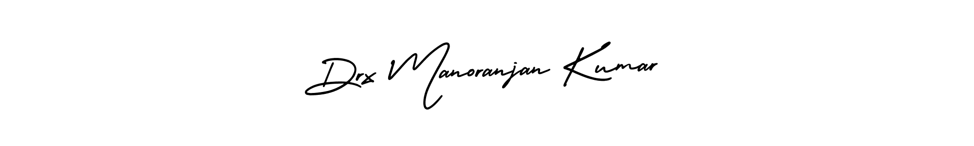 Create a beautiful signature design for name Drx Manoranjan Kumar. With this signature (AmerikaSignatureDemo-Regular) fonts, you can make a handwritten signature for free. Drx Manoranjan Kumar signature style 3 images and pictures png