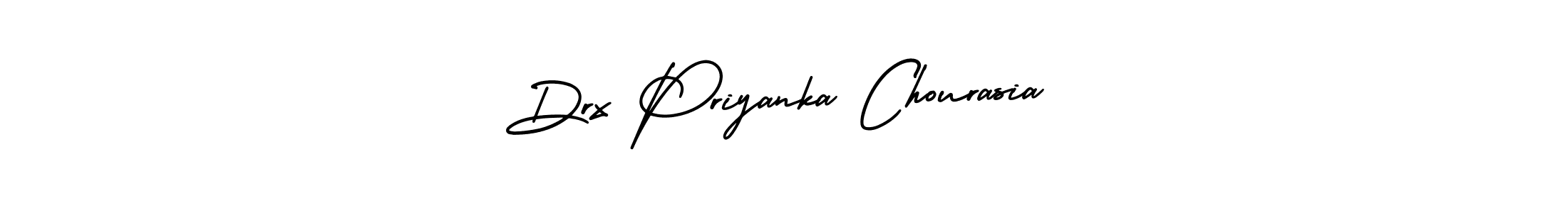 Design your own signature with our free online signature maker. With this signature software, you can create a handwritten (AmerikaSignatureDemo-Regular) signature for name Drx Priyanka Chourasia. Drx Priyanka Chourasia signature style 3 images and pictures png