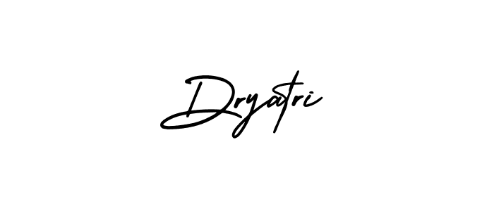 Make a beautiful signature design for name Dryatri. With this signature (AmerikaSignatureDemo-Regular) style, you can create a handwritten signature for free. Dryatri signature style 3 images and pictures png