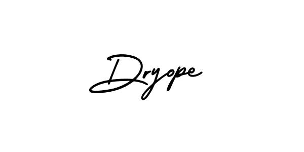 Design your own signature with our free online signature maker. With this signature software, you can create a handwritten (AmerikaSignatureDemo-Regular) signature for name Dryope. Dryope signature style 3 images and pictures png