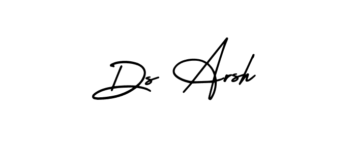 Create a beautiful signature design for name Ds Arsh. With this signature (AmerikaSignatureDemo-Regular) fonts, you can make a handwritten signature for free. Ds Arsh signature style 3 images and pictures png