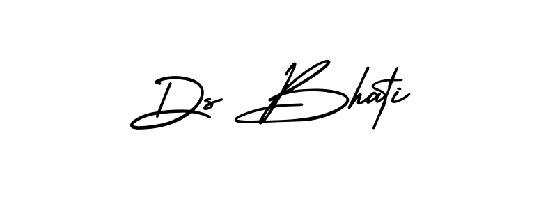 Also we have Ds Bhati name is the best signature style. Create professional handwritten signature collection using AmerikaSignatureDemo-Regular autograph style. Ds Bhati signature style 3 images and pictures png