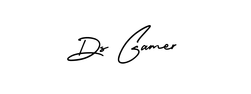 Ds Gamer stylish signature style. Best Handwritten Sign (AmerikaSignatureDemo-Regular) for my name. Handwritten Signature Collection Ideas for my name Ds Gamer. Ds Gamer signature style 3 images and pictures png
